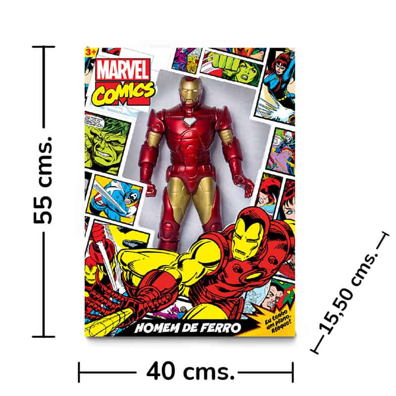 Avengers Figura de Colección Iron Man Articulado 55 cm - Juguetería  Estimularte - juguetes