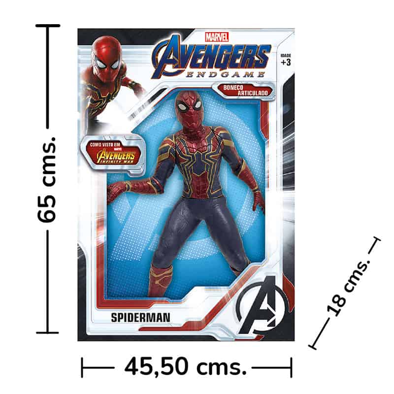Avengers Figura de Colección Spiderman End Game Articulado 66 cm -  Juguetería Estimularte - juguetes