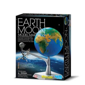 EARTH MOON MODEL MAKING KIT HAZ TU PROPIO MODELO DE LA TIERRA Y LA LUNA 4M LABORATORIO INFANTIL