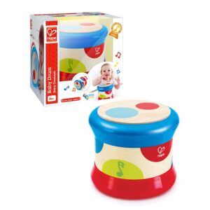 INSTRUMENTOS MUSICALES BABY DRUM TAMBOR BEBE Hape E0333