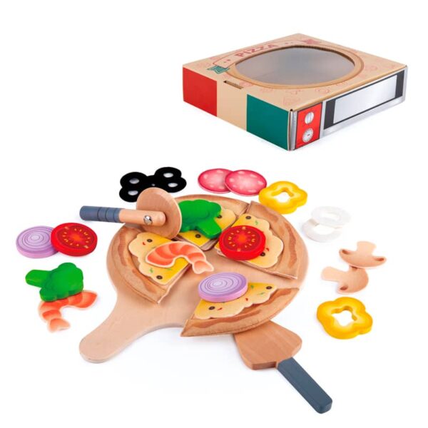 JUEGO-DE-ROL-PERFECT-PIZZA-PLAYSET-JUEGO-DE-PIZZA-PERFECTO-COCINA-Hape-E3173