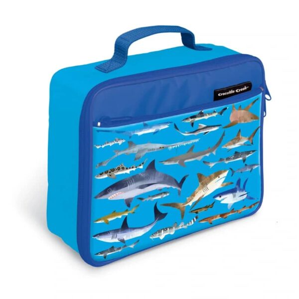 LONCHERA CLASSIC LUNCHBOX SHARKS TIBURONES Crocodile Creek 4028-8