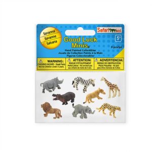 Safari ANIMALES DE LA SABANA Minis Paquete divertido