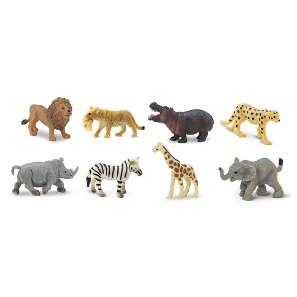 Safari ANIMALES DE LA SABANA Minis Paquete divertido
