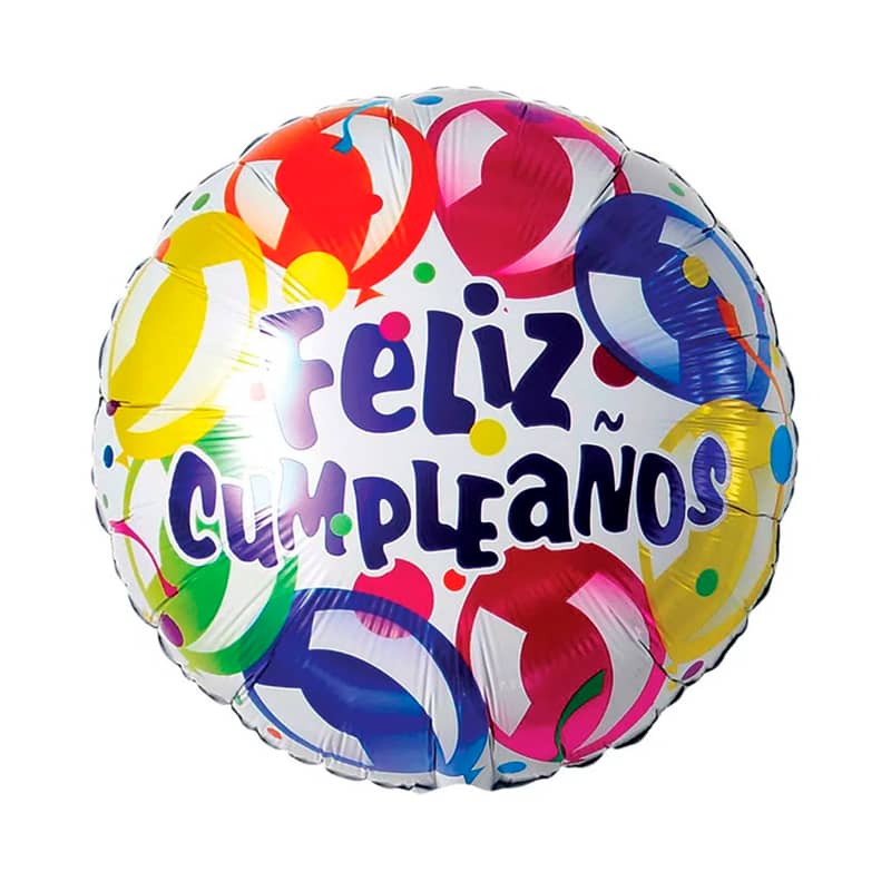 Globo feliz cumpleaños de 4 en la categoria globos para cumpleaños.