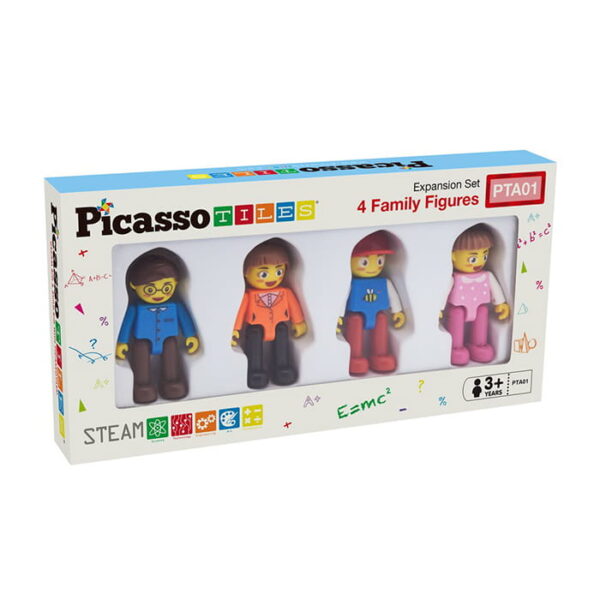 FIGURAS MAGNETICAS 4 FAMILY FIGURES 4 FIGURAS DE FAMILIA Picasso Tiles PTA01