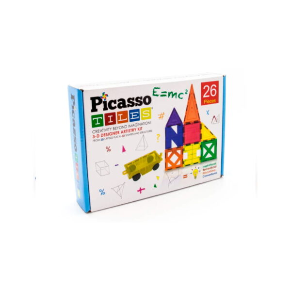 SET MAGNETICO STEAM 26 PIECE Inspirational Set Juego inspirador de 26 PIEZAS Picasso Tiles PT26
