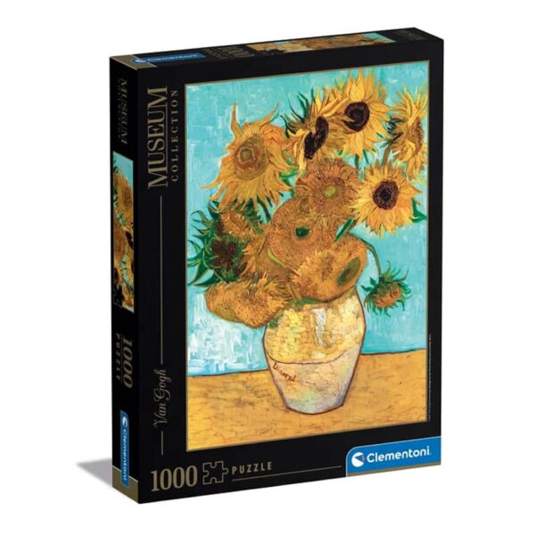 Rompecabezas Van Gogh , Los Girasoles (Coleccion Museo) 1000 Piezas Clementoni